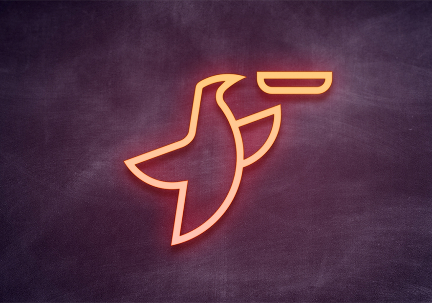 小鳥(niǎo)造型精致的發(fā)光logo.jpg