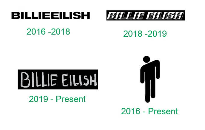 美國流行歌星比利·埃利什（Billie Eilish）的標志logo 設(shè)計歷史.png