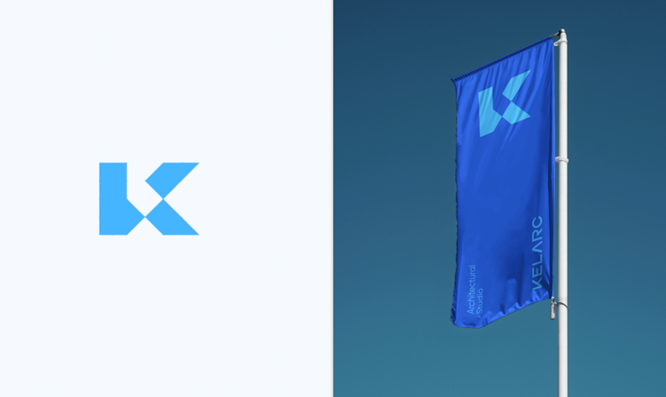 設計感的K字母logo與旗幟.png